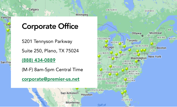 Contact the Premier Corporate Office